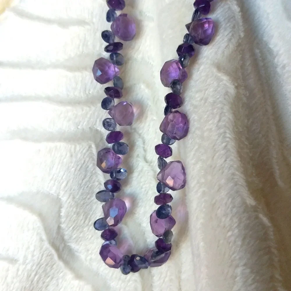 Exquisite Genuine Amethyst Necklace
